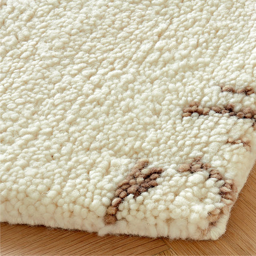 Marrin Hand-Knotted Ivory New Zealand Wool Area Rug 8'x10'