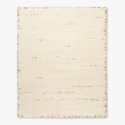 Marrin Hand-Knotted Ivory Wool Area Rug