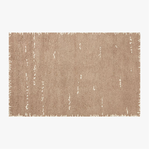 Marrin Hand-Knotted Sand New Zealand Wool Area Rug 5'x8'