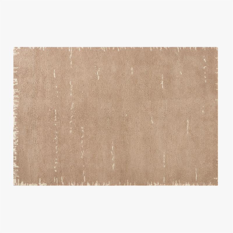 Marrin Hand-Knotted Sand New Zealand Wool Area Rug 6'x9' + Reviews | CB2