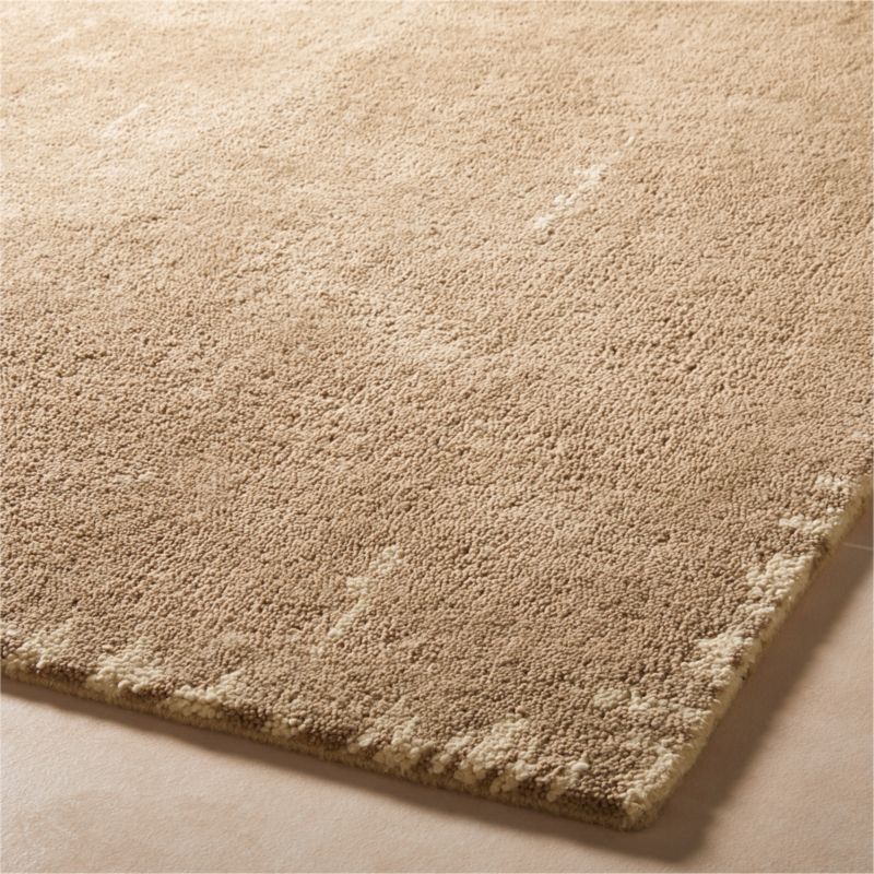 Marrin Hand-Knotted Sand New Zealand Wool Area Rug 5'x8' - image 3 of 4