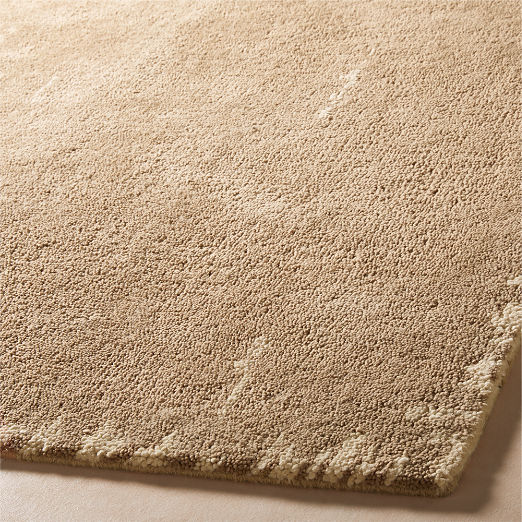 Marrin Hand-Knotted Sand New Zealand Wool Area Rug 6'x9'
