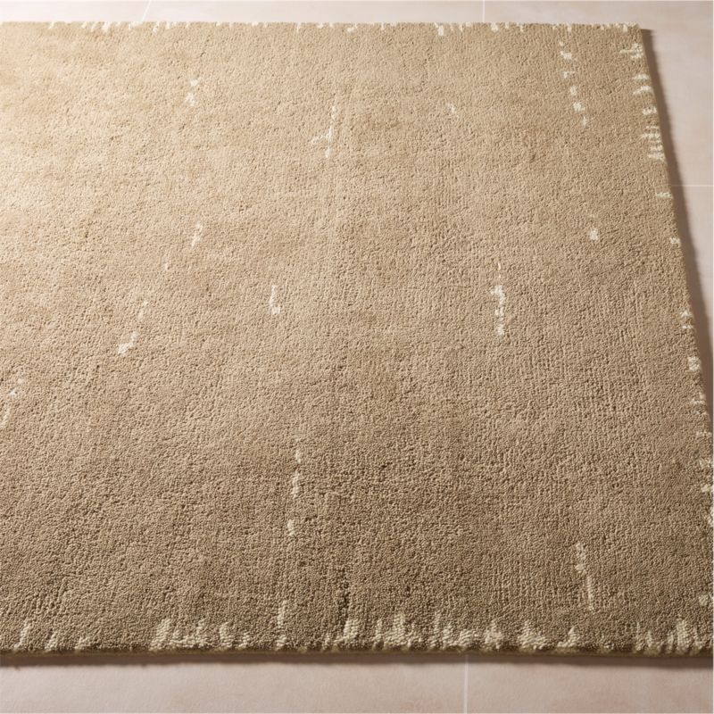 Marrin Hand-Knotted Sand New Zealand Wool Area Rug 5'x8' - image 2 of 4