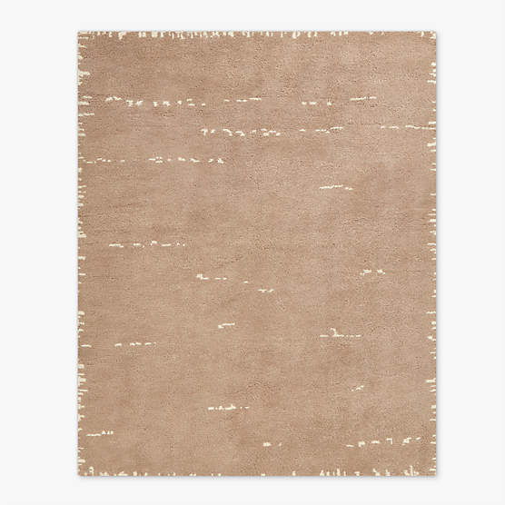 Marrin Hand-Knotted Sand New Zealand Wool Area Rug 9'x12'