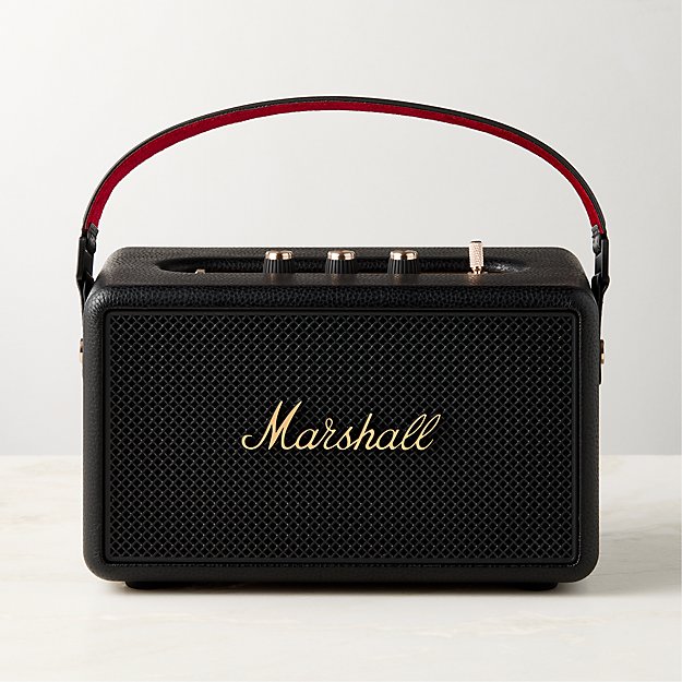 Marshall Woburn III Black Bluetooth Speaker + Reviews | CB2
