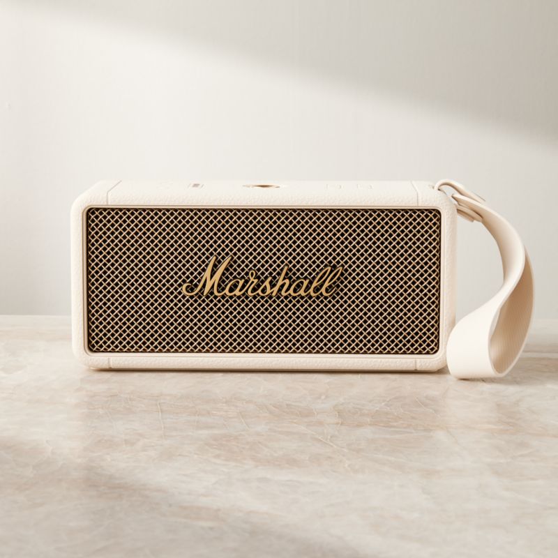 Marshall Middleton Cream Bluetooth Speaker + Reviews | CB2 Canada