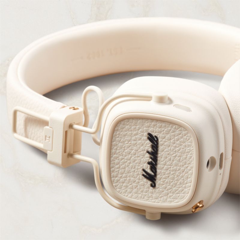 Marshall Major V Cream On-Ear Bluetooth Headphones - image 1 of 3
