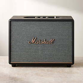 Marshall Woburn III Black Bluetooth Speaker + Reviews | CB2