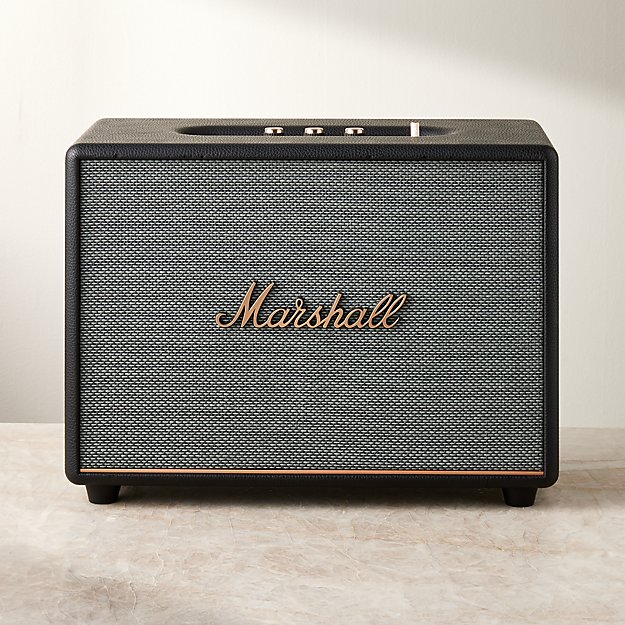 Marshall black bluetooth outlet speakers