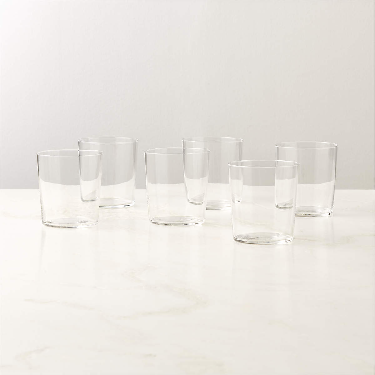 Marta Double Old-Fashioned Glasses Set of 6 + Reviews | CB2