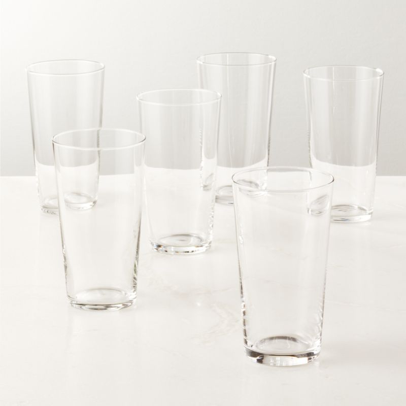 Rings Juice Glasses, Set of 12 + Reviews | Crate & Barrel