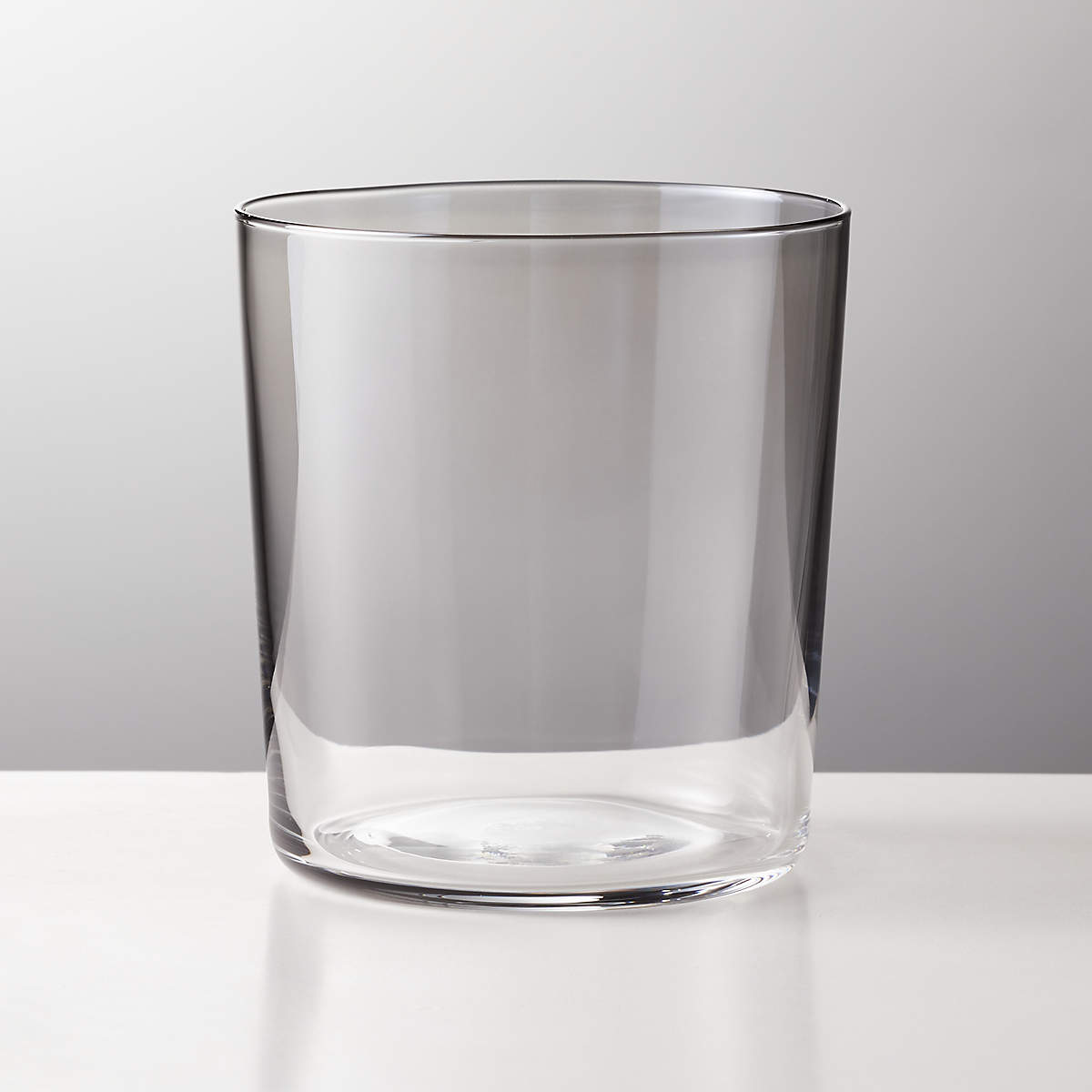 Marta Ombre Smoke Double OldFashioned Glass + Reviews CB2