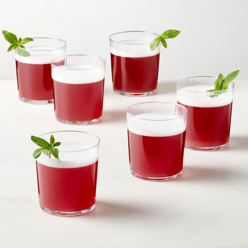 View Marta Optic Fluted Double Old-Fashioned Glasses Set of 6 details