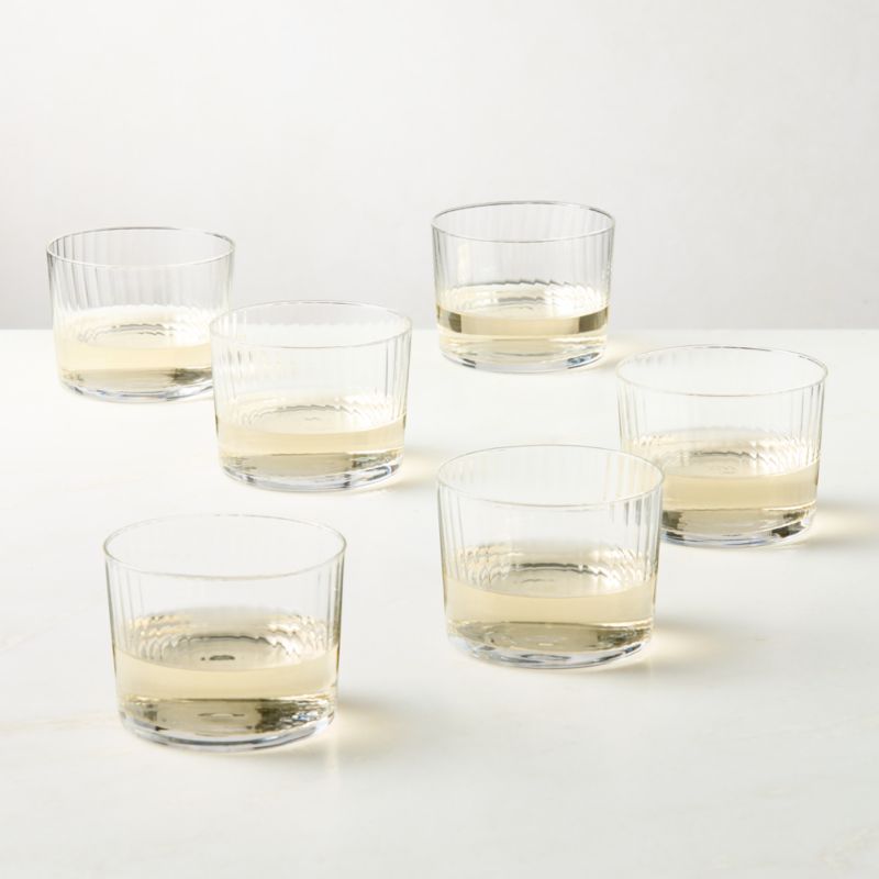 View Marta Optic Fluted Tasting Glasses Set of 6 details
