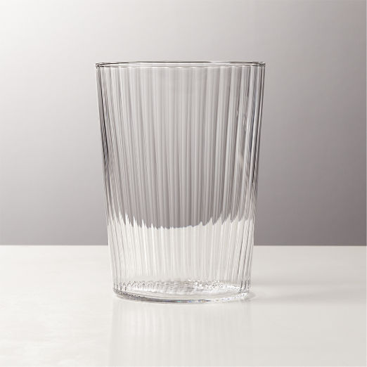 Marta Optic Fluted Drinking Glass