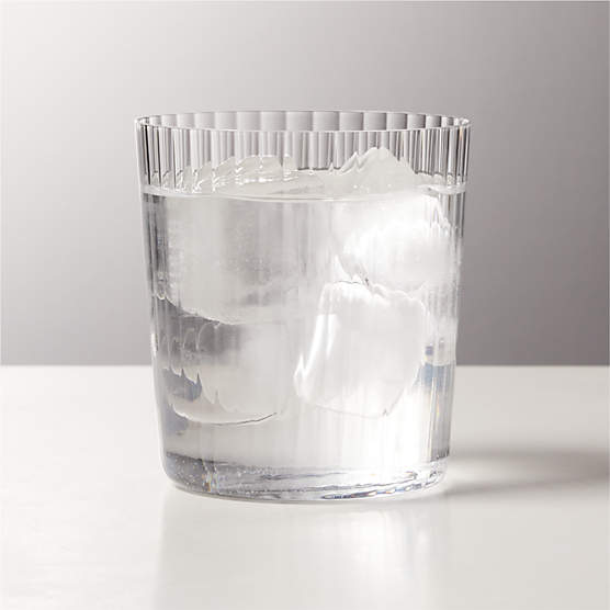 Marta Optic Fluted Double Old-Fashioned Glass