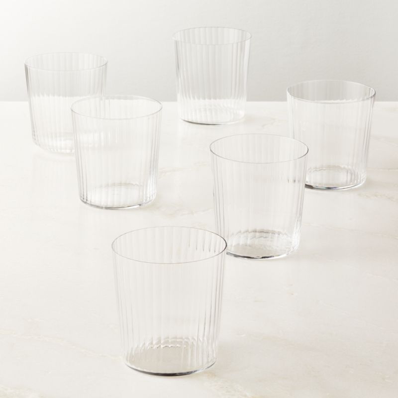 Marta Optic Fluted Drinkware