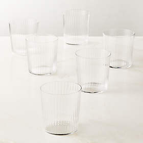 Marta Optic Fluted Drinkware