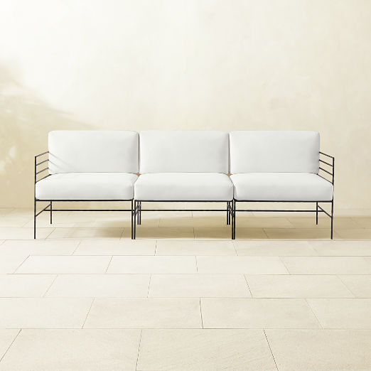 Modern Metal Outdoor Furniture Metal Outdoor Sofas, Patio Tables