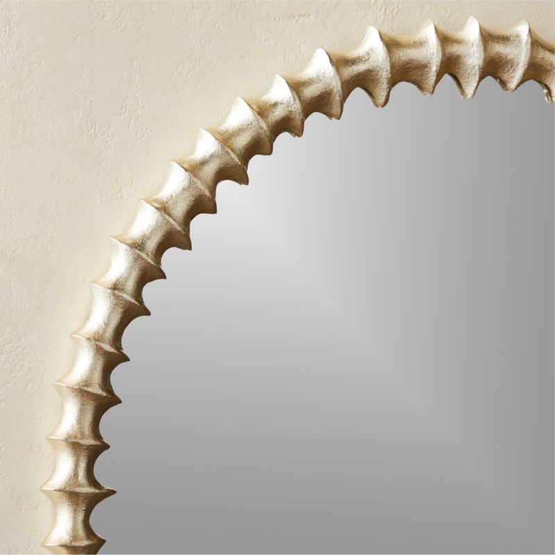 Martell Champagne Round Wall Mirror 30" - image 3 of 9