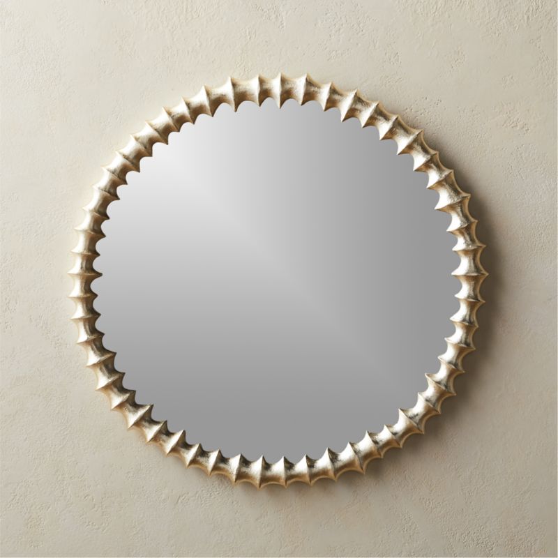 Martell Champagne Round Wall Mirror 30" - image 0 of 9