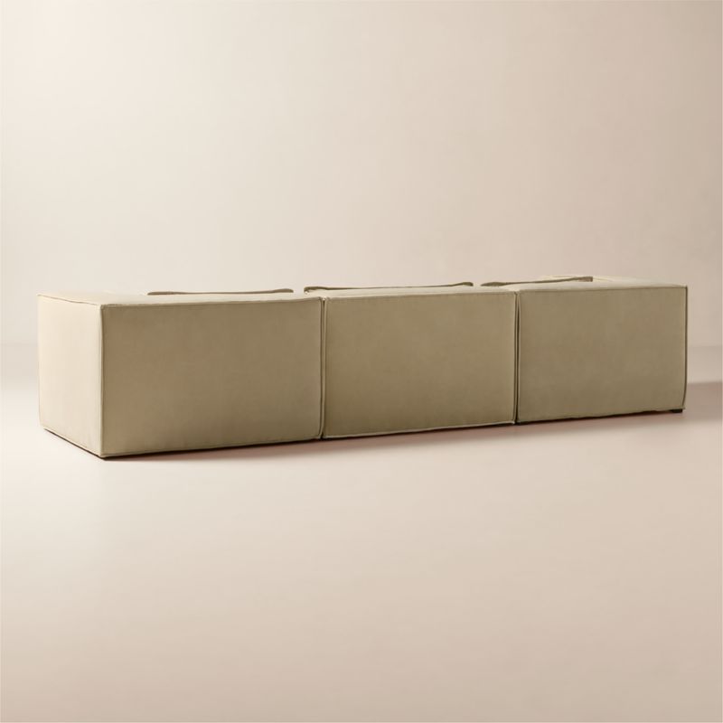 Martine 3-Piece Light Brown Performance Velvet Sectional Sofa - image 5 of 12