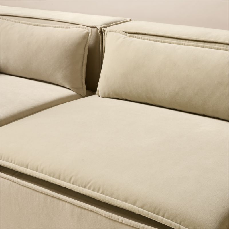 Martine 4-Piece L-Shaped Light Brown Performance Velvet Sectional - image 7 of 11