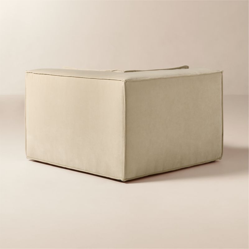 Martine Light Brown Performance Velvet Modular Corner - image 5 of 12