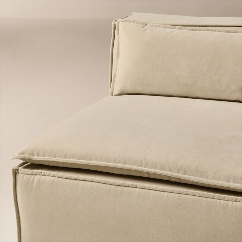 Martine Light Brown Performance Velvet Modular Corner - image 7 of 12