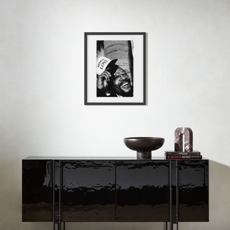 'Marvin Gaye in West Hollywood' Photographic Print in Black Frame 25.75''x21.75'' - image 2 of 4