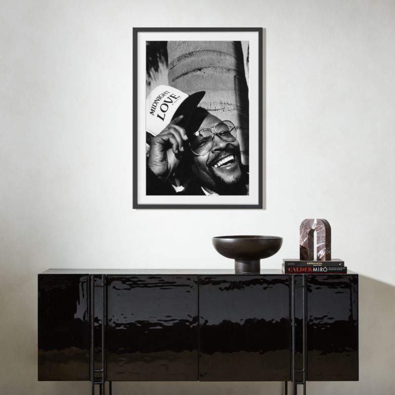 'Marvin Gaye in West Hollywood' Photographic Print in Black Frame 25.75''x21.75'' - image 3 of 4