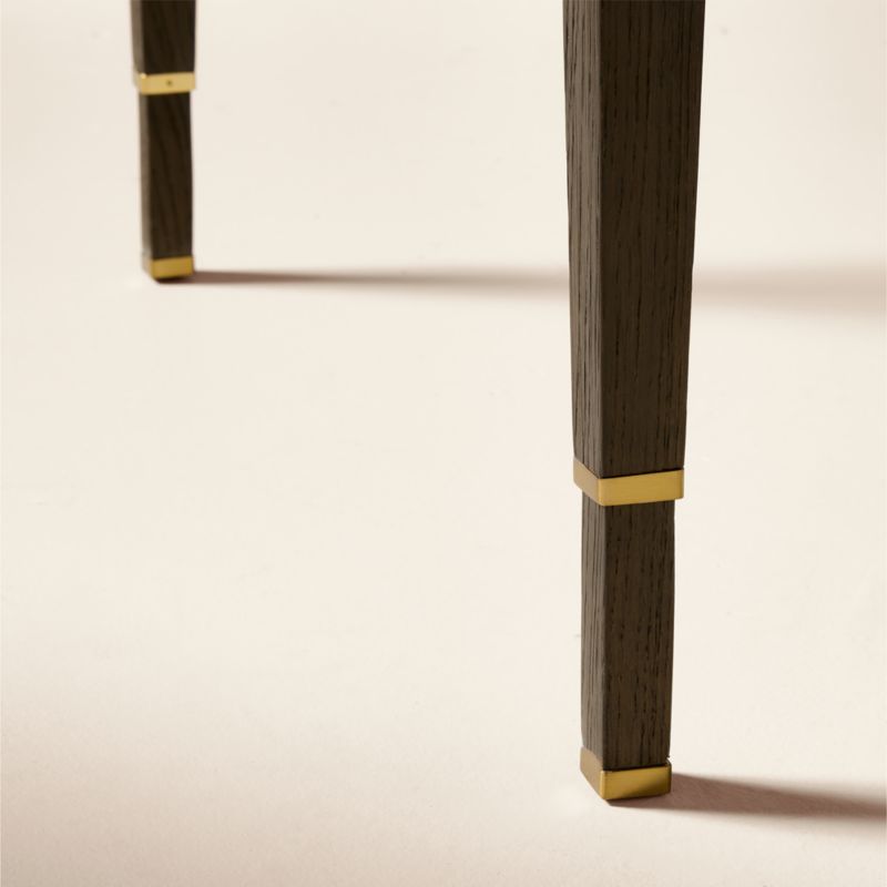 Marylebone 48" Round Dark Wood Dining Table by Todd Snyder - image 3 of 5