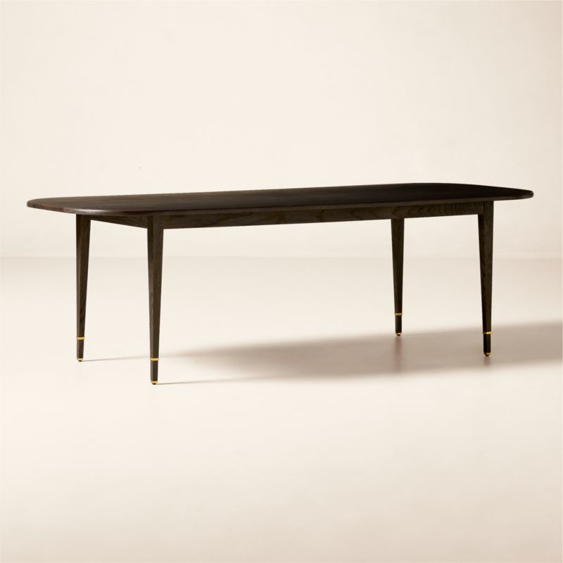 Marylebone 96" Rectangular Dark Wood Dining Table by Todd Snyder - image 2 of 5