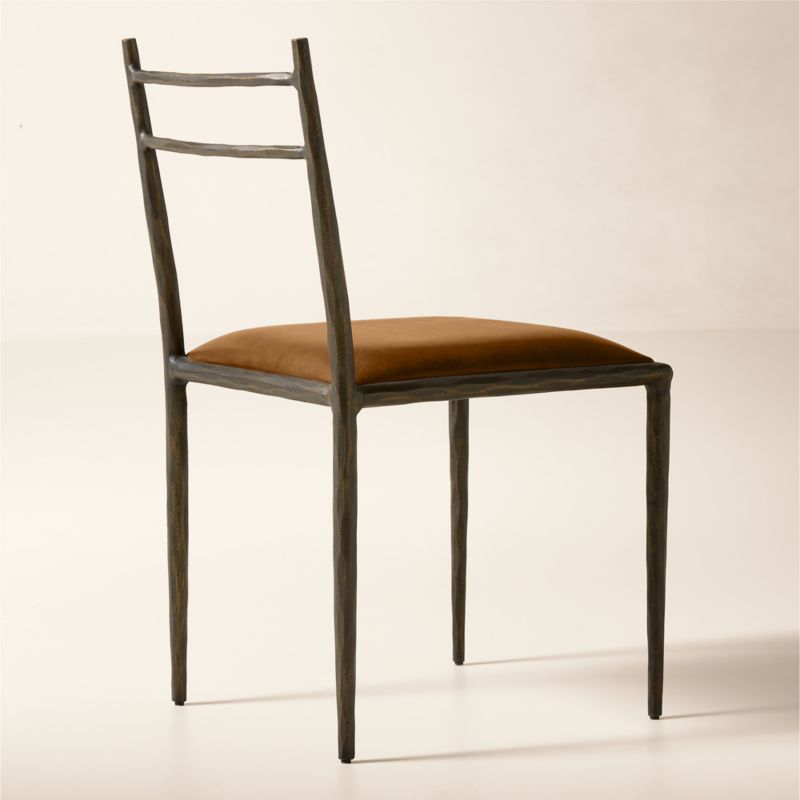 Marylebone Cast Metal and Leather Dining Chair by Todd Snyder - image 4 of 7