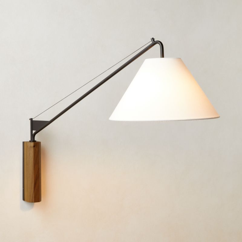 Maste Blackened Iron Wall Sconce Light - image 0 of 4