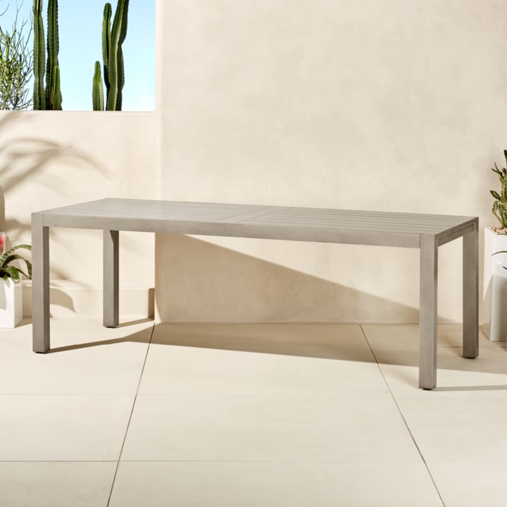 Matera Large Grey Outdoor Dining Table