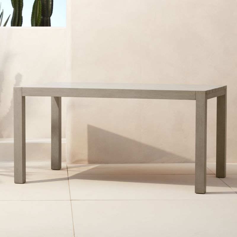 Matera Grey Outdoor Dining Table, Cb2 Dining Table