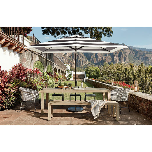 Brava Outdoor Dining-Lounge Wicker Armchair Set of 4