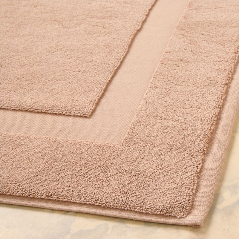 Matin Organic Cotton Brown Bath Mat 24"x36" - image 1 of 3