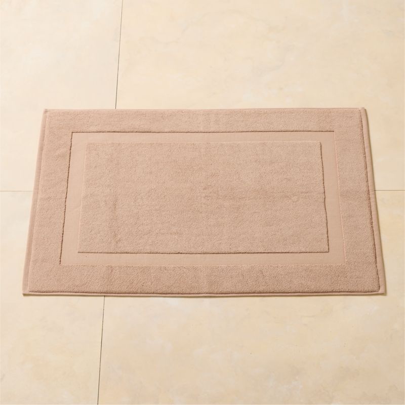 Matin Organic Cotton Brown Bath Mat 24"x36" - image 0 of 3