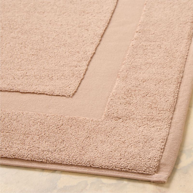 Matin Organic Cotton Brown Bath Runner 24"x60" - image 1 of 3