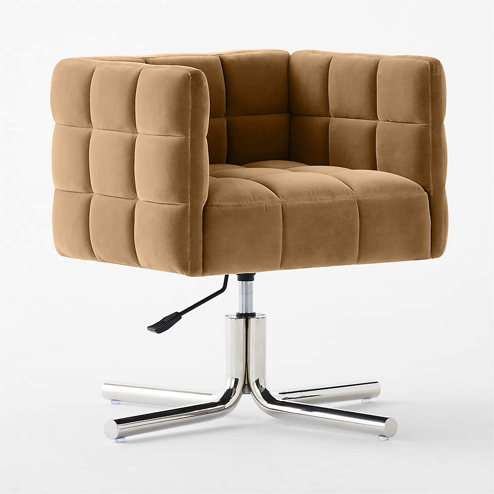 Camel color desk discount chair