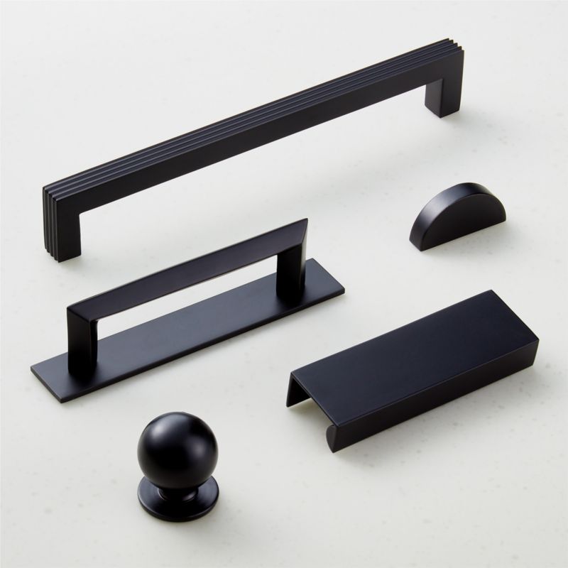 Avery 1.25" Round Matte Black Knob - image 3 of 5