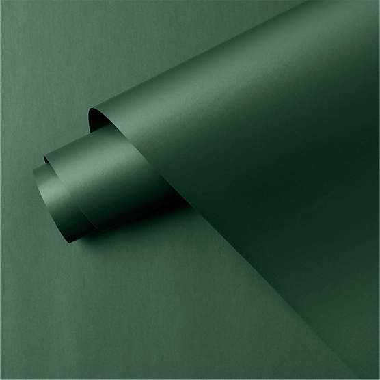 Matte Dark Green Holiday Gift Wrap