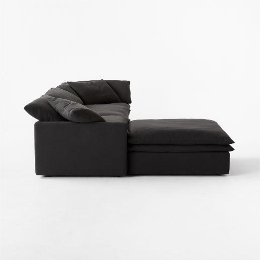 Mattea 4-Piece Sectional Sofa with Left Arm Bloce Noir