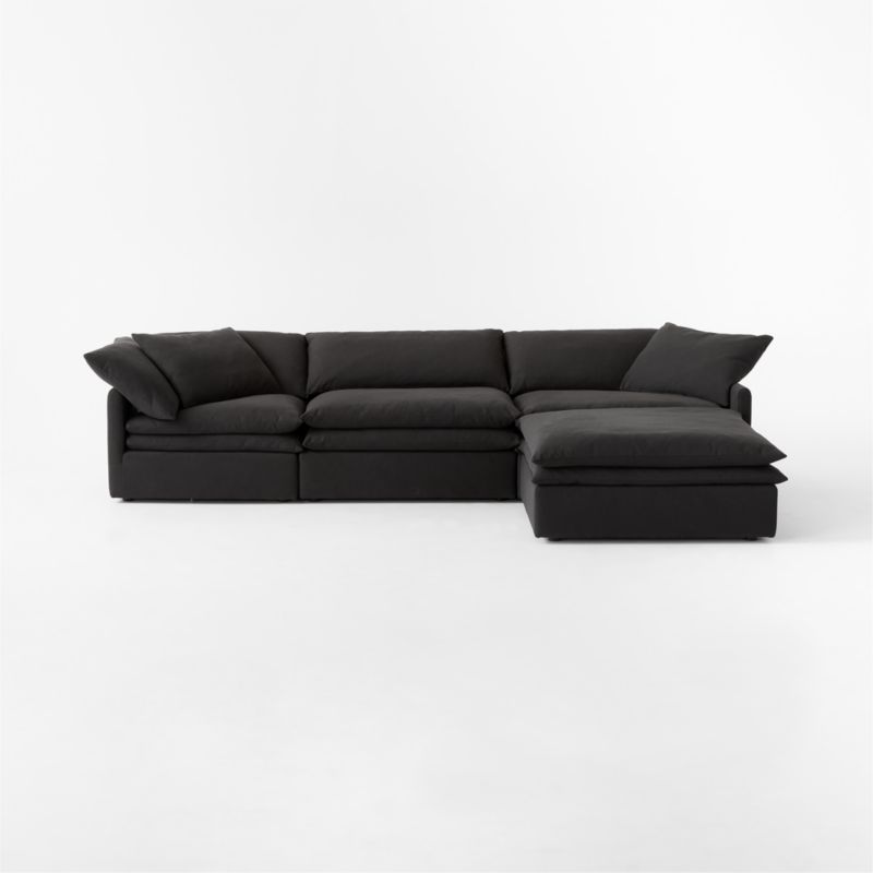 Mattea 4-Piece Sectional Sofa with Right Arm Wooly Sand - image 3 of 8