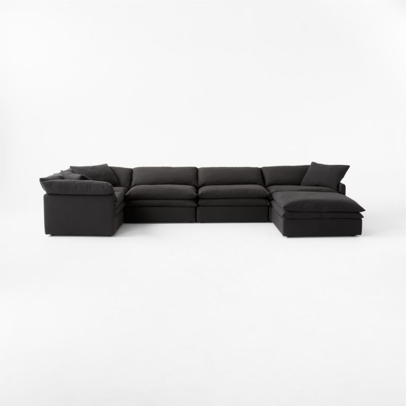 Mattea 6-Piece Sectional Sofa with Right Arm Curious Linen - image 3 of 8