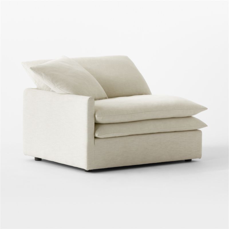 Mattea Neutral Performance Fabric Left-Arm Chair - image 4 of 8