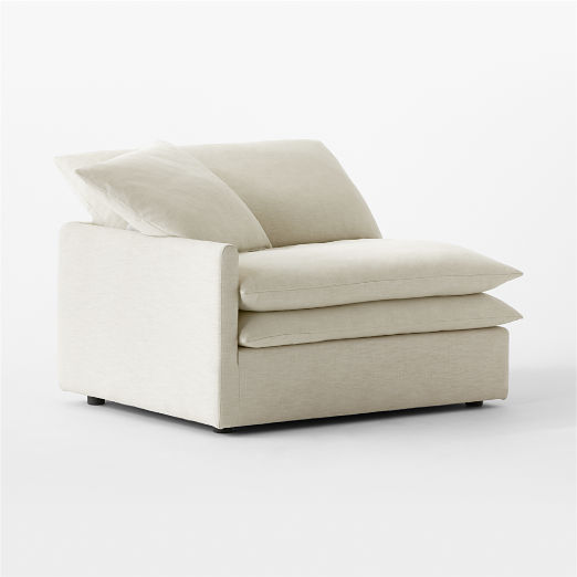 Mattea Neutral Performance Fabric Left-Arm Chair