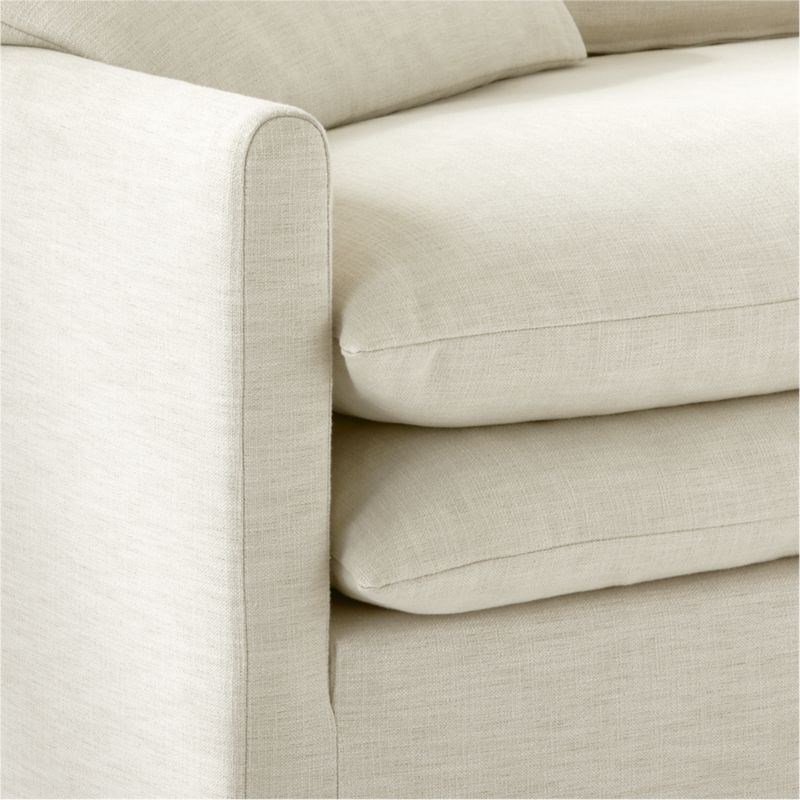 Mattea Neutral Performance Fabric Left-Arm Chair - image 7 of 8